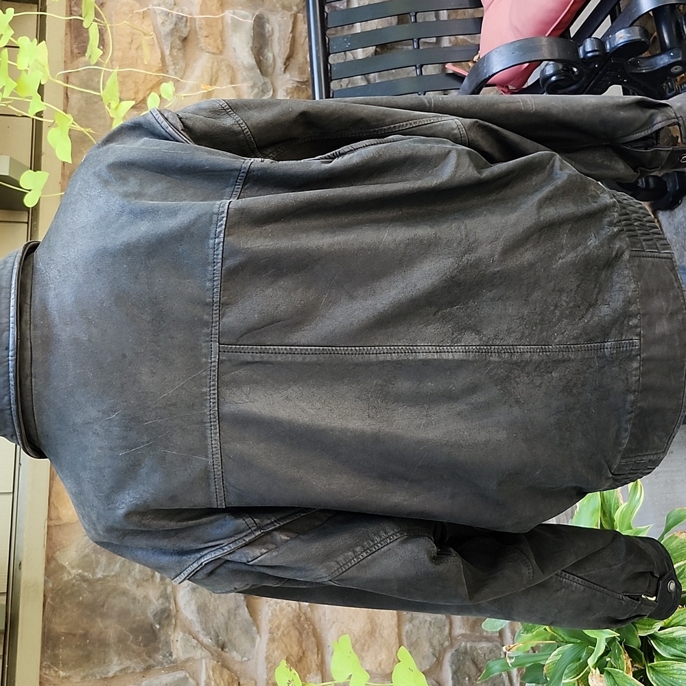 VTG PETER ENGLAND 1980's AVIATION MISSION CLASSIC LEATHER BOMBER JACKET - Picture 2 of 10